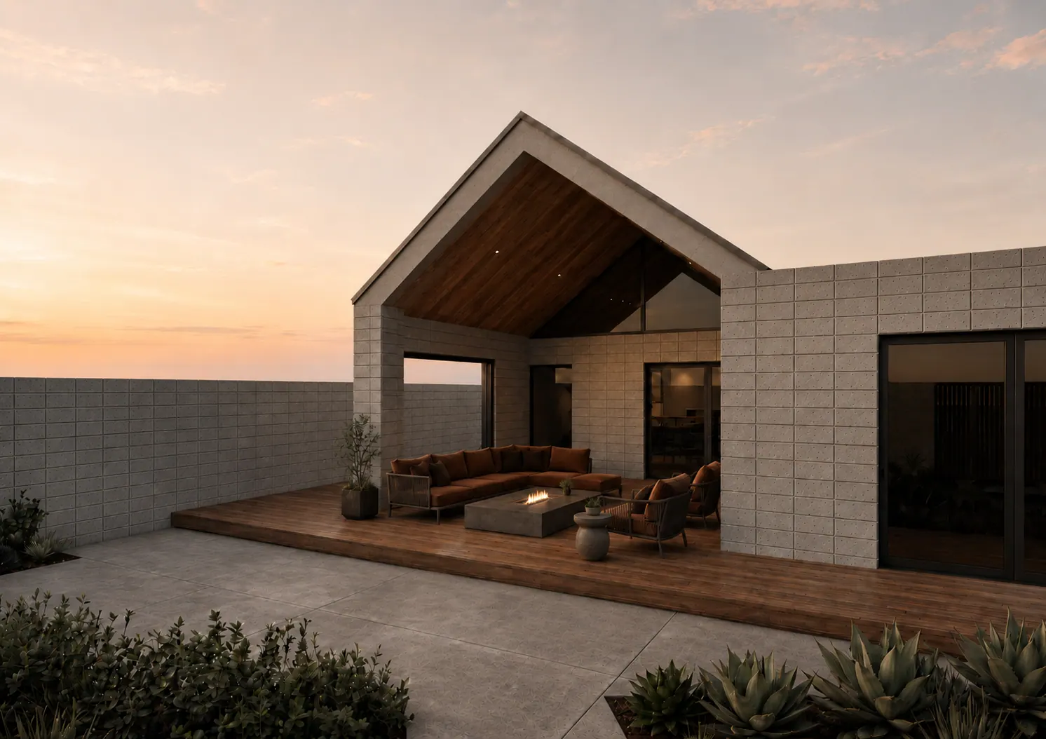 Albany Residence exterior design visualisation.
