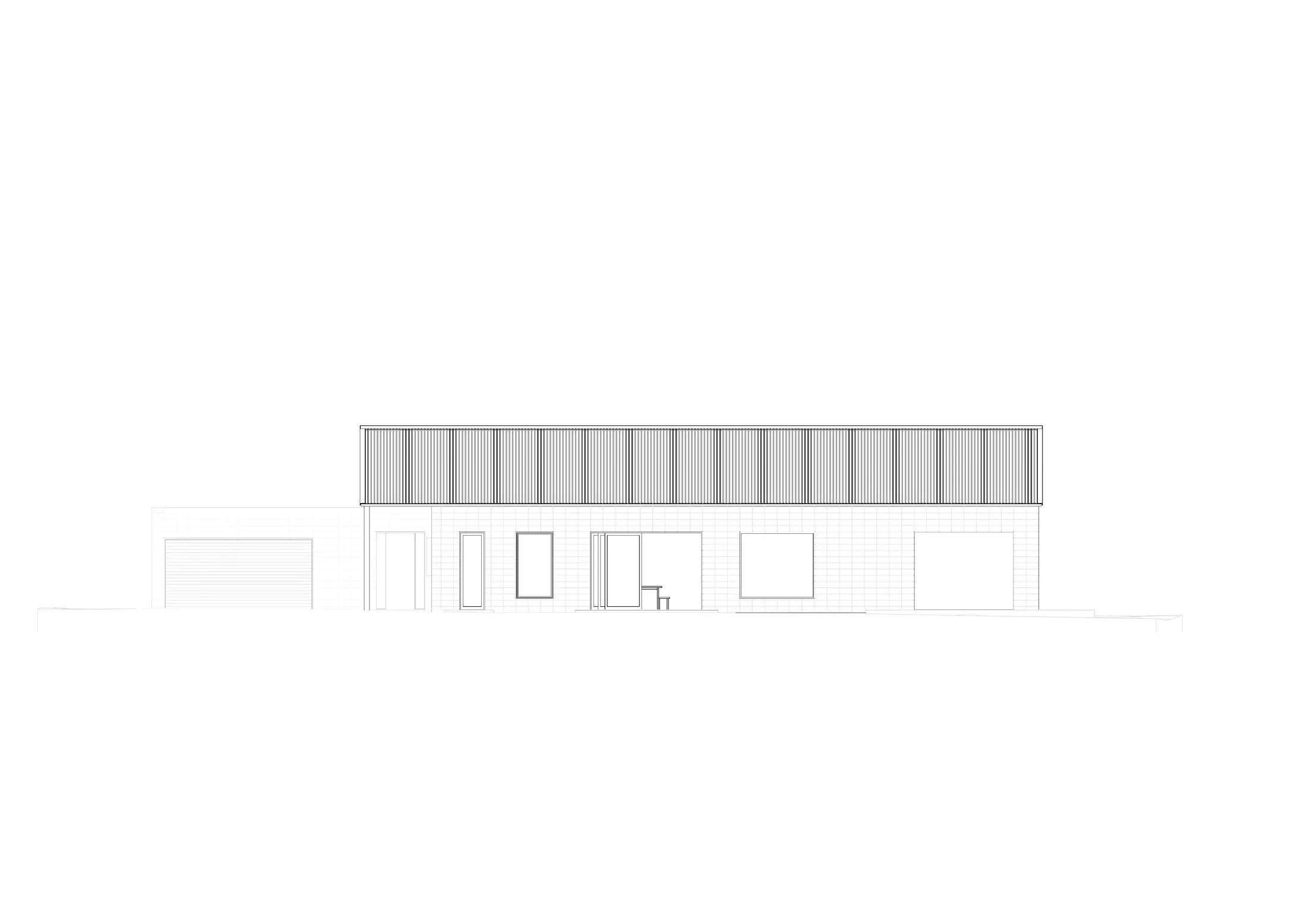 Albany Residence documentation drawing.