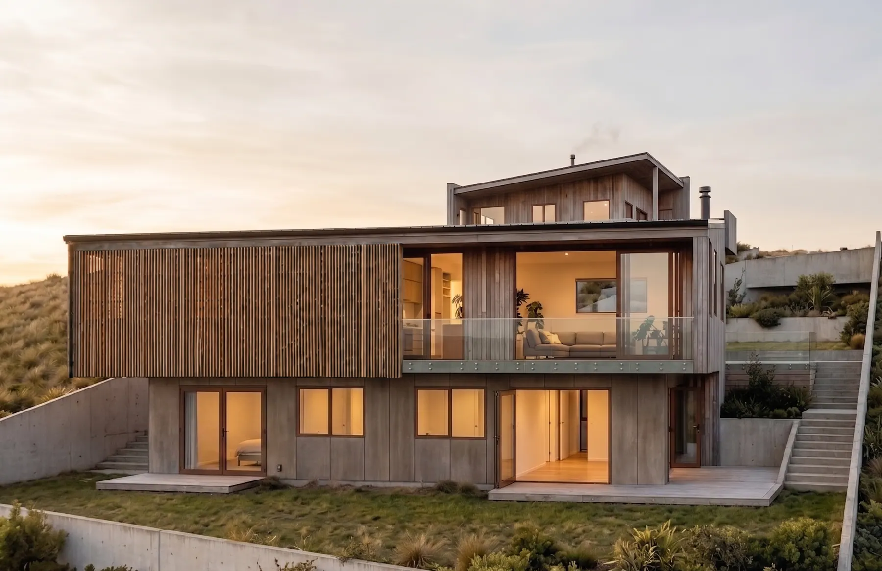 Mt Pleasant Hill House + Studio design visualisation.