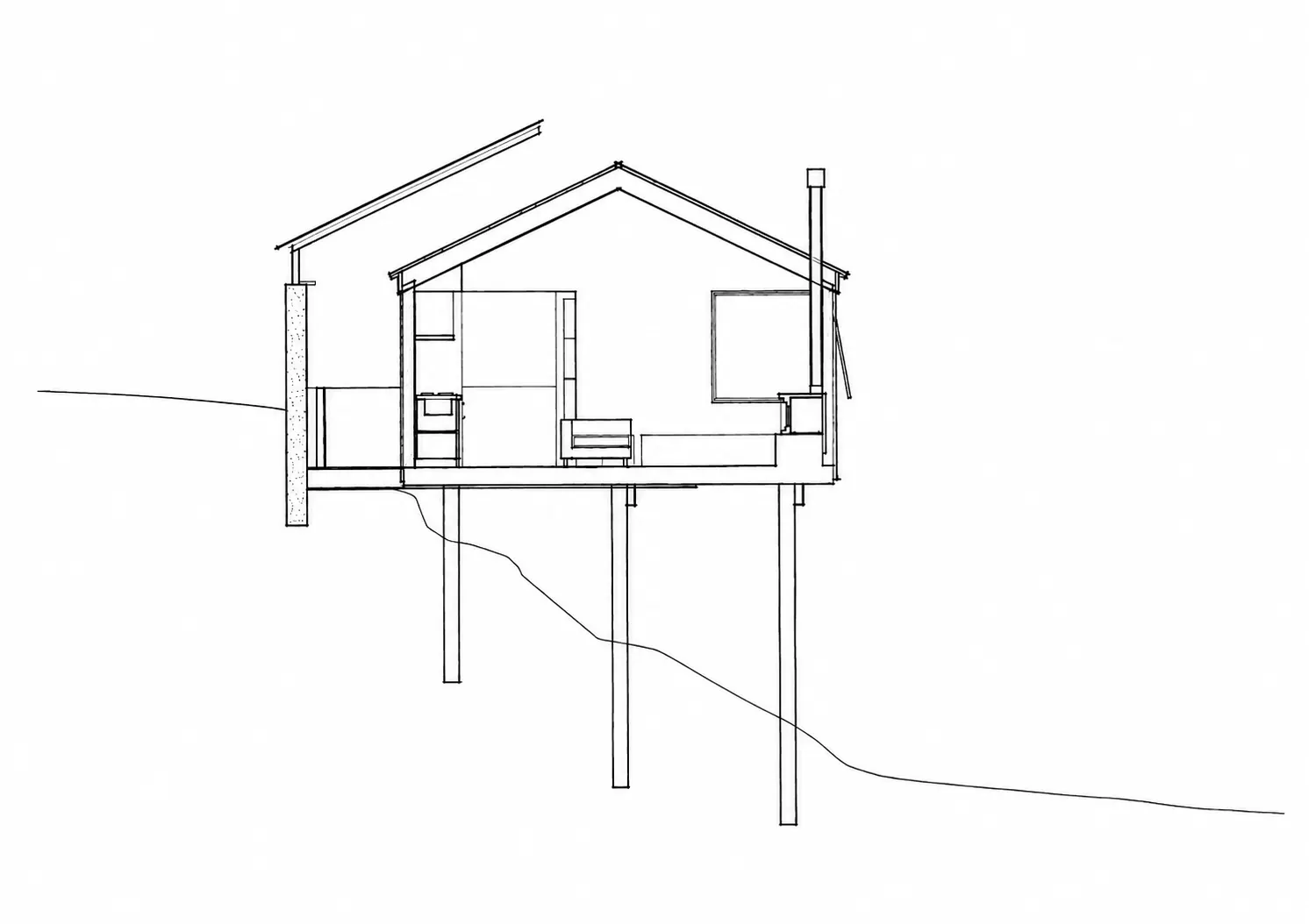 Portside Studio elevation drawing.