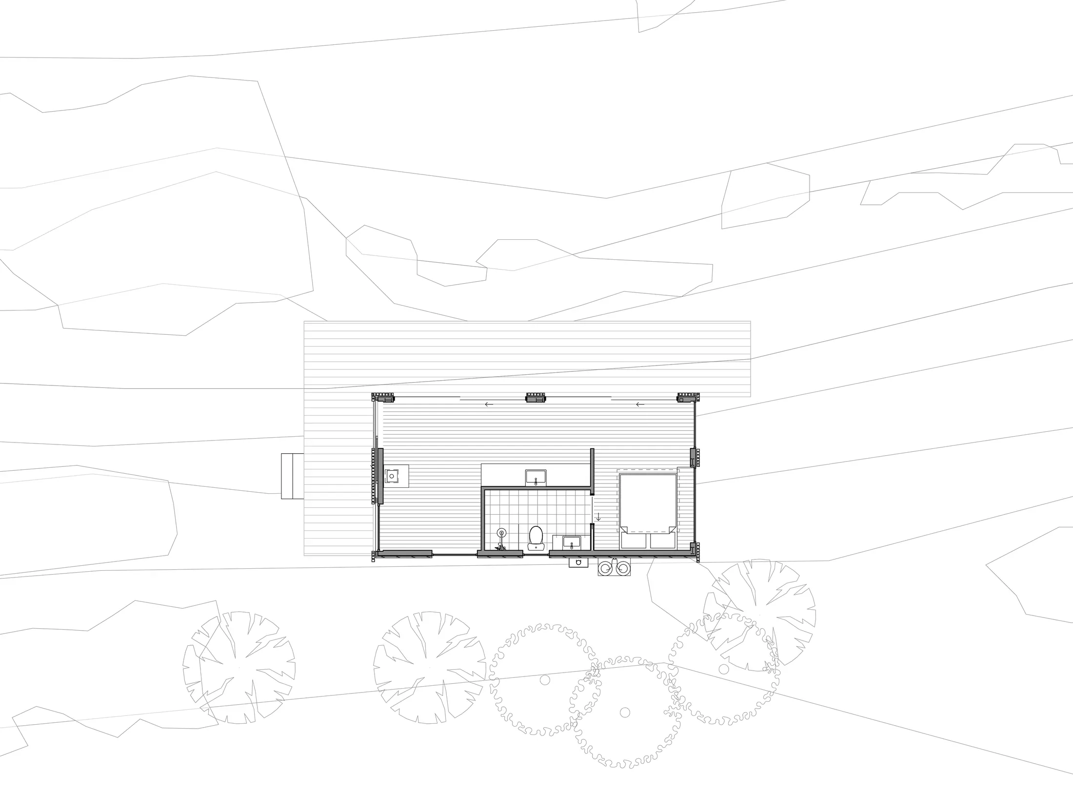Rockburn Escape floor plan drawing.